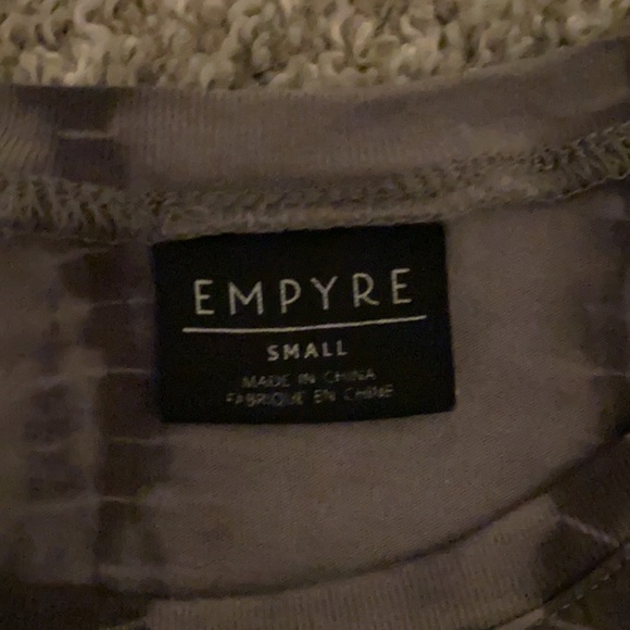 Long sleeve tye dye gray shirt - Picture 3 of 5